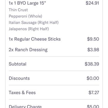 The Pizza Dude - Cost breakdown and food - Pizza Near Me - Dallas, Texas The Pizza Dude - Cost breakdown and food - Pizza Near Me - Dallas, Texas