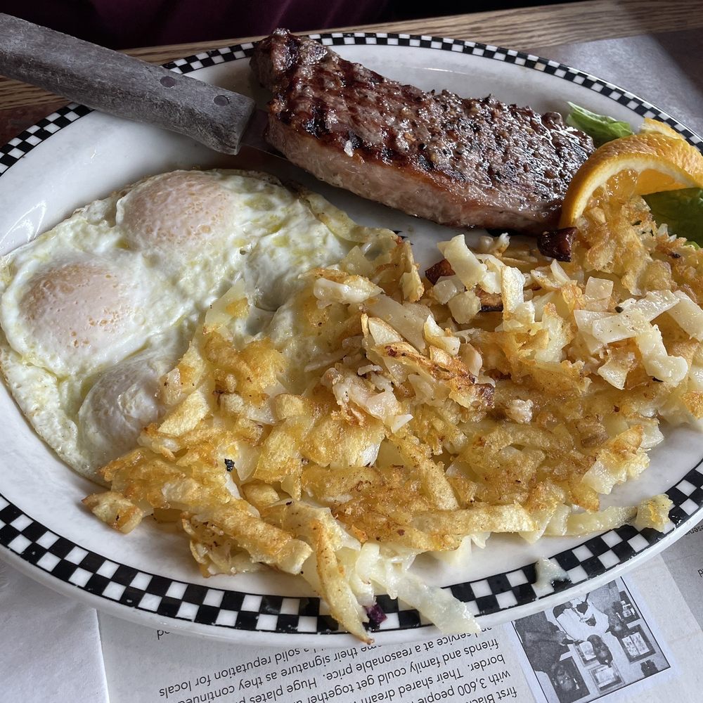 Black Bear Diner Sparks - steak and eggs (with hash browns and wheat toast) - American Near Me - Sparks, Nevada Black Bear Diner Sparks - steak and eggs (with hash browns and wheat toast) - American Near Me - Sparks, Nevada