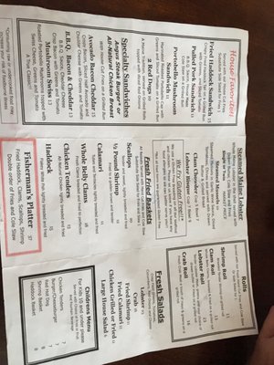 Menu photo 5 Lobster Cooker Freeport, ME