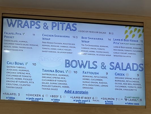 Menu photo 6 Tahina Alameda, CA