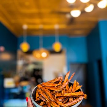 All Good Things Café - Hand-cut Sweet Potato Fries - Breakfast & Brunch Near Me - Baltimore, Maryland All Good Things Café - Hand-cut Sweet Potato Fries - Breakfast & Brunch Near Me - Baltimore, Maryland