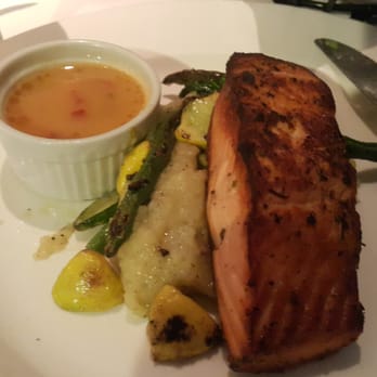 Nico's - Salmon with rosemary mashed - New American Near Me - Long Beach, California Nico's - Salmon with rosemary mashed - New American Near Me - Long Beach, California