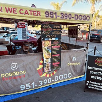 The Original DogoDog - Friendly Amazing Crew! Andy and Chef Stella are too cool! - Tacos Near Me - San Jacinto, California The Original DogoDog - Friendly Amazing Crew! Andy and Chef Stella are too cool! - Tacos Near Me - San Jacinto, California