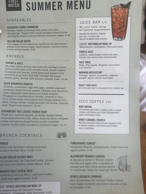Menu photo 5 First Watch North Miami Beach, FL