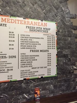 Menu photo 6 Mary's Mediterranean Cafe and Grill Frisco, TX