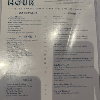 Herringbone Waikiki - Happy Hour menu - Seafood Near Me - Honolulu, Hawaii Herringbone Waikiki - Happy Hour menu - Seafood Near Me - Honolulu, Hawaii