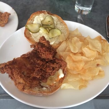 Joseph Leonard - Country fried chicken sandwich - eh - New American Near Me - New York, New York