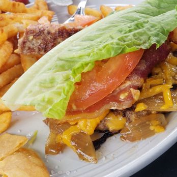 Waterside - Wagyu burger (without the bun by request) - New American Near Me - Oxnard, California