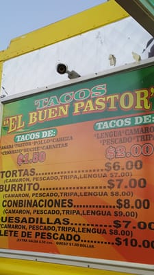 Menu photo 8 El Buen Pastor Bakersfield, CA