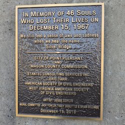 Silver Bridge Collapse Memorial - Silver Bridge Collapse Memorial, Point Pleasant