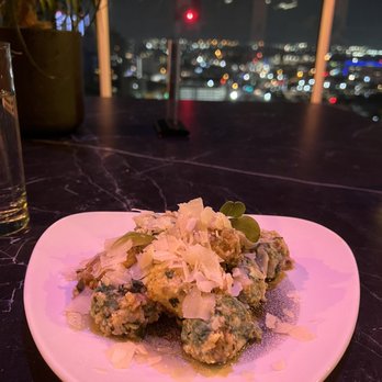 Moon's Daughter - Thompson San Antonio - Vegetarian gnudi entree - Mediterranean Near Me - San Antonio, Texas Moon's Daughter - Thompson San Antonio - Vegetarian gnudi entree - Mediterranean Near Me - San Antonio, Texas