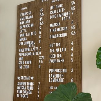 Coffee and Plants - Menu - Coffee & Tea Near Me - Pasadena, California
