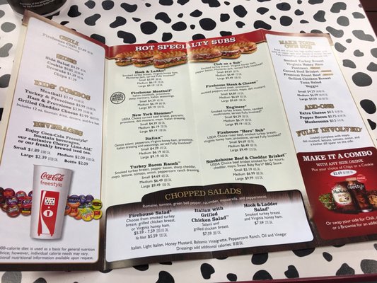 Menu photo 2 Firehouse Subs Madison, WI