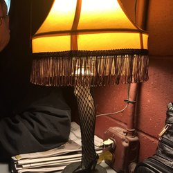 Nick-A-Nees - The lamp on our high top
