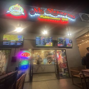 Shawarma Shack - Main entrance with outdoor seating available - Mediterranean Near Me - San Diego, California