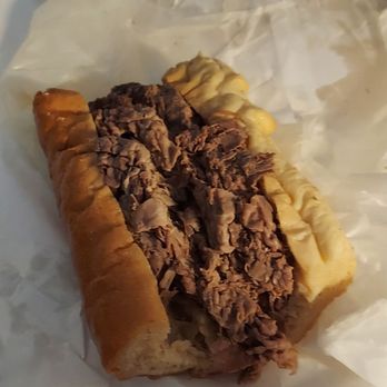 Pop's Italian Beef - Regular Italian beef sandwich dipped - Italian Near Me - Lockport, Illinois Pop's Italian Beef - Regular Italian beef sandwich dipped - Italian Near Me - Lockport, Illinois
