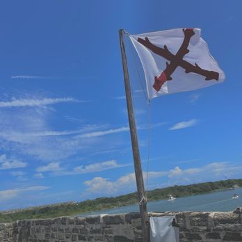 Fort Matanzas National Monument - Old Spanish flag - Landmarks & Historical Buildings Near Me - St. Augustine, Florida Fort Matanzas National Monument - Old Spanish flag - Landmarks & Historical Buildings Near Me - St. Augustine, Florida
