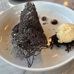 Sedona Cafe and Lounge - Chocolate cake with homemade ice cream