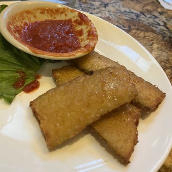 Domenico's Ristorante - Zucchini appetizer after everyone took one...I wasn't quick enough! - Italian Near Me - Cranberry Twp, Pennsylvania