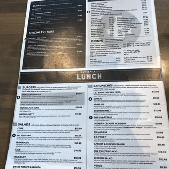 Buttermilk - Menu - Coffee & Tea Near Me - Naperville, Illinois