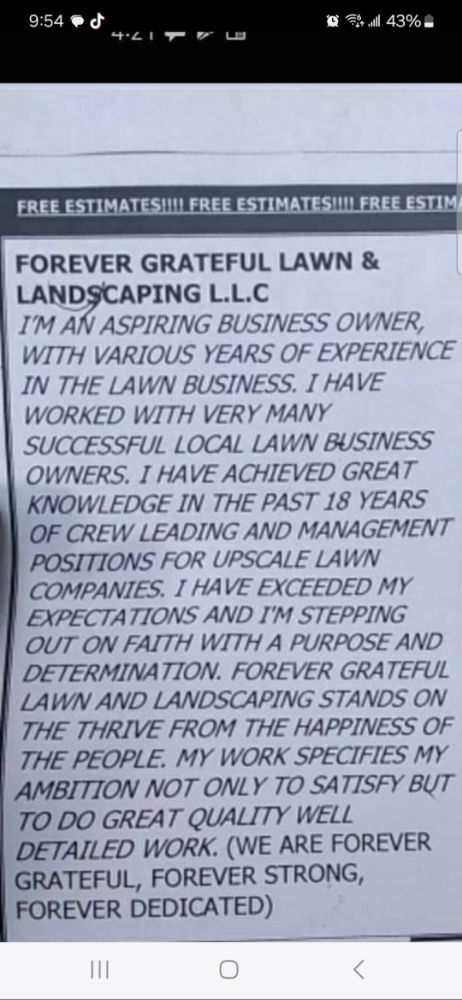 Slide of Forever Grateful Contractor