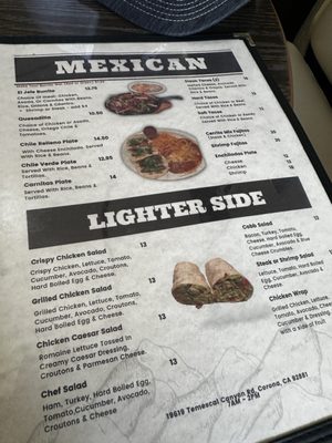 Menu photo 3 El Cerrito Cafe Corona, CA Menu photo 3 El Cerrito Cafe Corona, CA