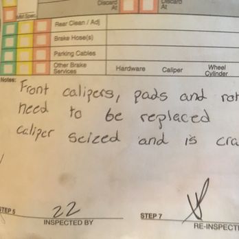 Firestone Complete Auto Care - Original paperwork when it had been inspected - Tires Near Me - Happy Valley, Oregon Firestone Complete Auto Care - Original paperwork when it had been inspected - Tires Near Me - Happy Valley, Oregon