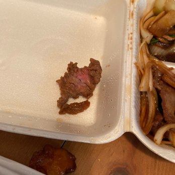 Dynasty - Beef not even cooked all the way. - Chinese Near Me - Big Bear Lake, California