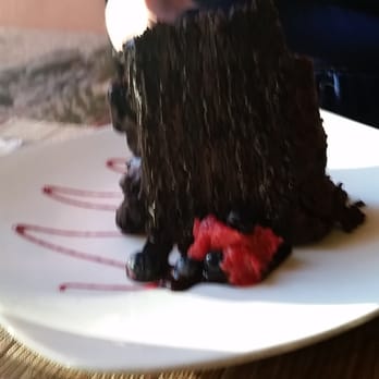 Ko'sin - Way to big chocolate cake with berries. - New American Near Me - Phoenix, Arizona