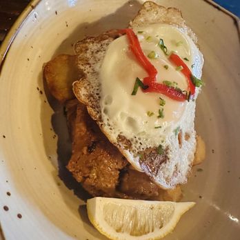 Casa d'Paco - Chorizo with a fried egg 7/10 wish chorizo had a toasted crisp - Spanish Near Me - Newark, New Jersey Casa d'Paco - Chorizo with a fried egg 7/10 wish chorizo had a toasted crisp - Spanish Near Me - Newark, New Jersey