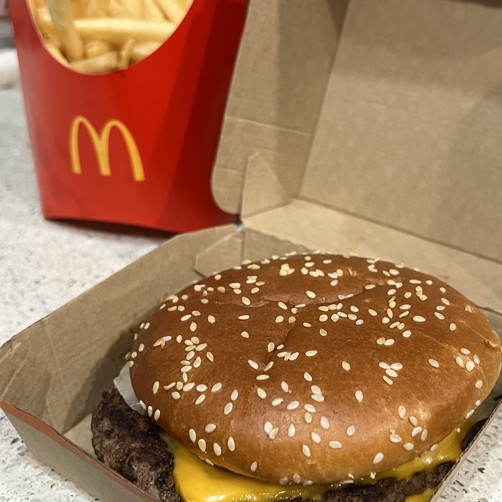 McDonald's - Quarter Pounder with Cheese and fries - Burgers Near Me - San Diego, California