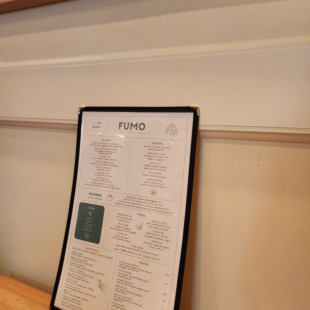 Fumo Soho - Italian Near Me - New York, New York Fumo Soho - Italian Near Me - New York, New York