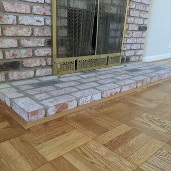 Bino's Flooring - Close-up of the molding installed around the fireplace - Flooring Near Me - Long Beach, California