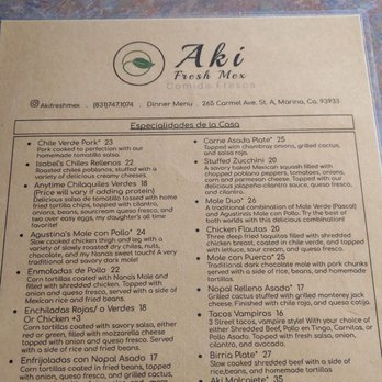 Aki Fresh Mex - Mexican Near Me - Marina, California Aki Fresh Mex - Mexican Near Me - Marina, California