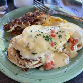 The Griddle - Crab eggs ben with scrambled eggs - Breakfast & Brunch Near Me - Boise, Idaho The Griddle - Crab eggs ben with scrambled eggs - Breakfast & Brunch Near Me - Boise, Idaho