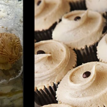 The Cakeroom - what I got vs what was advertised (the left one is red velvet and the only one that looks in 70% like on their web). - Cupcakes Near Me - Washington, DC, District of Columbia