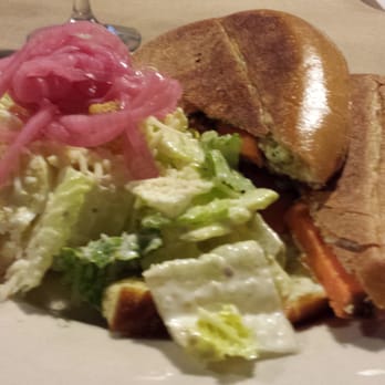 Local Eatery & Pub - Sweet potato grilled cheese with a side Caesar salad (looks better than it tasted) - Pubs Near Me - Westfield, Indiana Local Eatery & Pub - Sweet potato grilled cheese with a side Caesar salad (looks better than it tasted) - Pubs Near Me - Westfield, Indiana