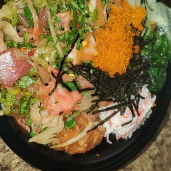 Poke Xpress - Salmon,tuna, and crab meat loaded - Poke Near Me - Pearland, Texas Poke Xpress - Salmon,tuna, and crab meat loaded - Poke Near Me - Pearland, Texas