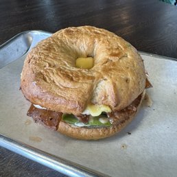 Deluxe Avocado Bagel Deluxe Avocado Bagel