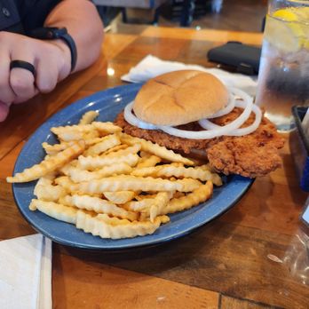 Parkview Inn - a chicken sandwich and french fries - American Near Me - Bloomington, Illinois