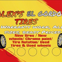 Alex’s Tire Shop - Make sure to come pick up a business card. For every 5th service you'll get a FREE tire patch on the 6th trip.