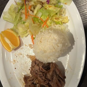 21 Sushi House - Teriyaki beef plate with white rice and salad. - Japanese Near Me - Yucaipa, California 21 Sushi House - Teriyaki beef plate with white rice and salad. - Japanese Near Me - Yucaipa, California
