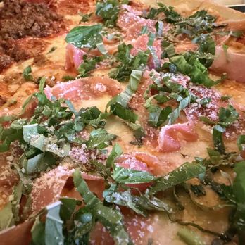Five Points Pizza - West Nashville - Dave's Pie Pizza - Prosciutto di Parma, fresh basil, extra pecorino romano. - Pizza Near Me - Nashville, Tennessee Five Points Pizza - West Nashville - Dave's Pie Pizza - Prosciutto di Parma, fresh basil, extra pecorino romano. - Pizza Near Me - Nashville, Tennessee