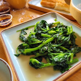 Master Kong - Spring pea leafs! Sooooo tasty! - Asian Fusion Near Me - Portland, Oregon