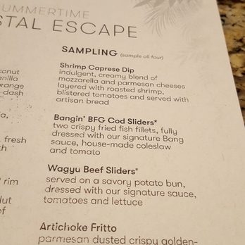Bonefish Grill - The new appetizers to try - Seafood Near Me - Plantation, Florida