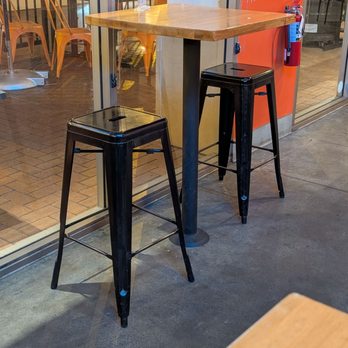 Blaze Pizza - Table for two by the window - Salad Near Me - San Clemente, California Blaze Pizza - Table for two by the window - Salad Near Me - San Clemente, California