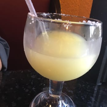 Don Jose's Grill - An almost finished frozen medium house margarita! The best!!! BOOZY but still delicious. - Mexican Near Me - Kenner, Louisiana