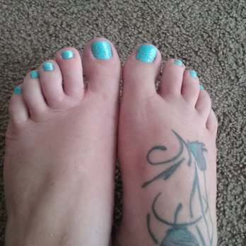 ABC Nails - Excuse my fat prego feet; on the bright side, def. Better than I could do at this point :-) - Nail Salons Near Me - Indianapolis, Indiana