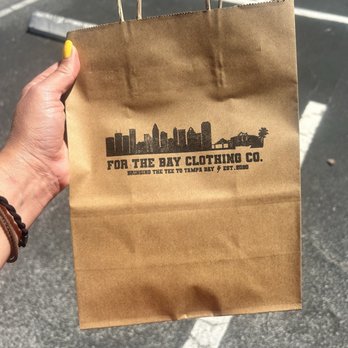 For the Bay Clothing - My bag of shirts. 12.03.2025 - Accessories Near Me - Tampa, Florida For the Bay Clothing - My bag of shirts. 12.03.2025 - Accessories Near Me - Tampa, Florida