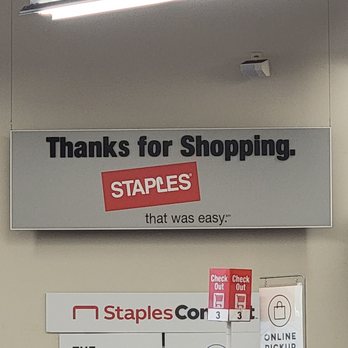 Staples - Online pickup area - Printing Services Near Me - Glendora, California